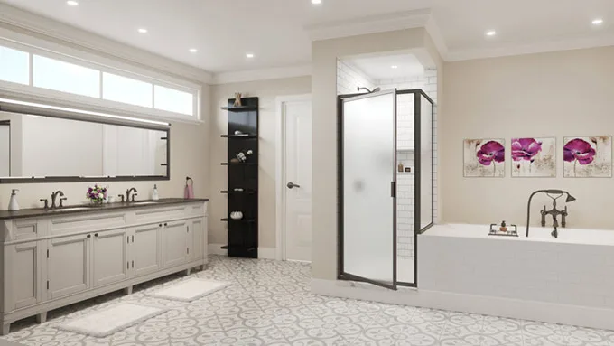 Glass replacement for bathroom shower in Auburn, WA