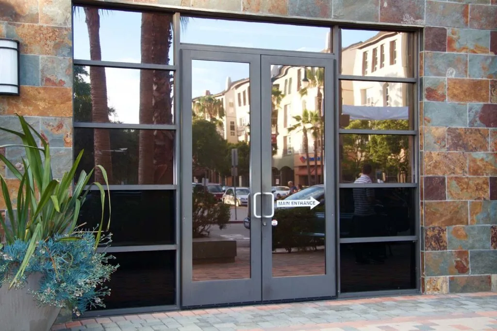Commercial storefront doors in Bellevue, WA