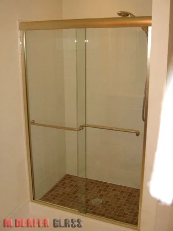Glass installation for bathroom shower in Renton, WA
